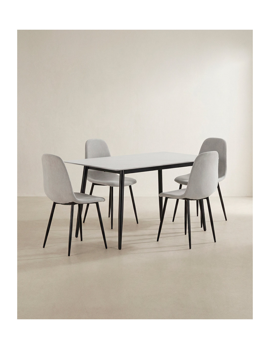 Pack mesa y sillas comedor ZALEN