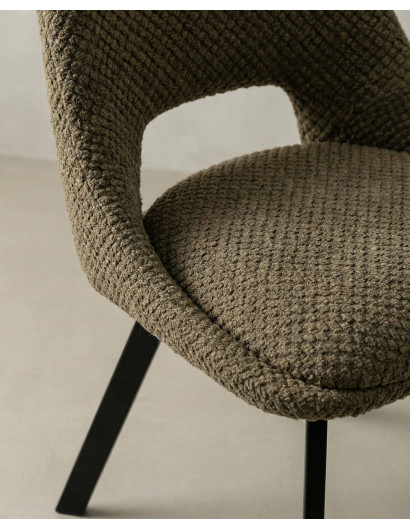 Pack 4 sillas de comedor tapizadas MUREA baratas| Envío rápido y financiación