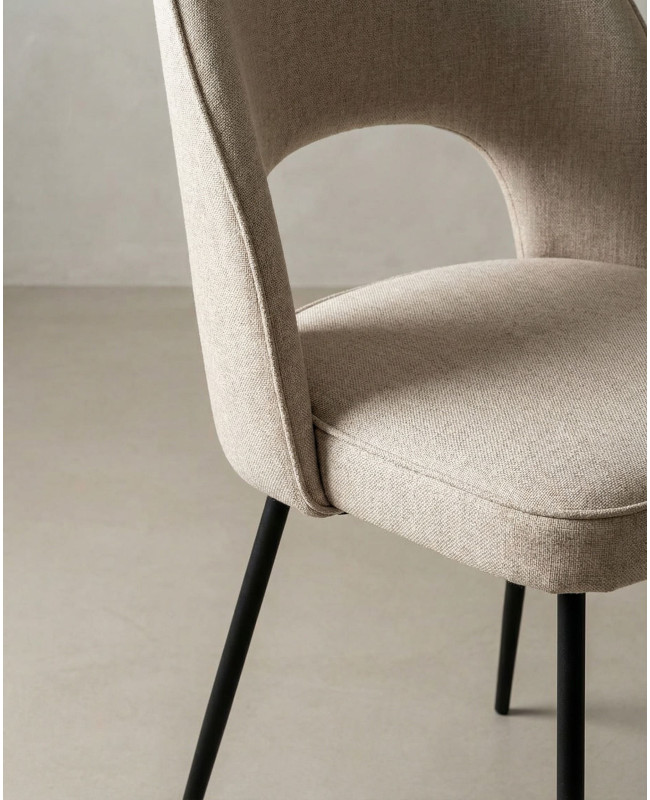 Pack 4 sillas tapizadas TAREN baratas | Envío rápido y financiación