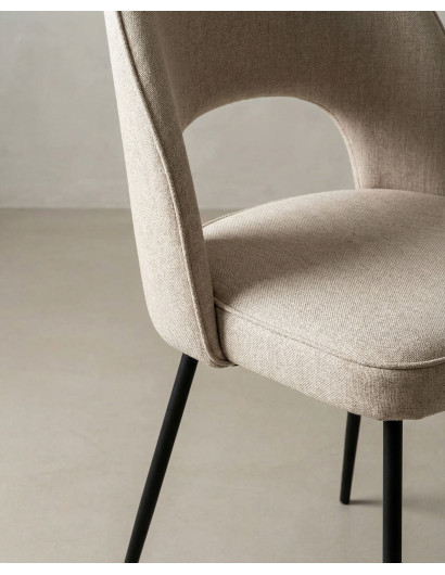 Pack 4 sillas tapizadas TAREN baratas | Envío rápido y financiación