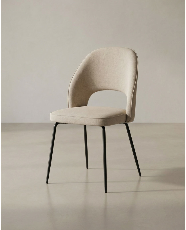 Pack 4 sillas tapizadas TAREN baratas | Envío rápido y financiación