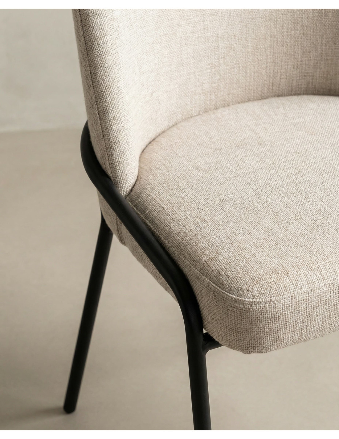 Pack 2 sillas de comedor tapizadas KELIA baratas | Envío rápido y financiación