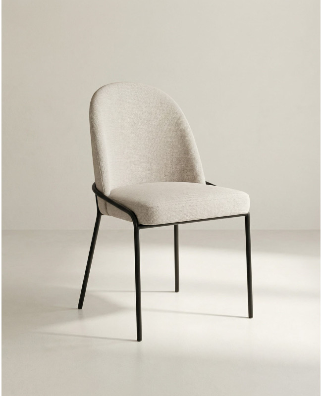 Pack 2 sillas de comedor tapizadas KELIA baratas | Envío rápido y financiación