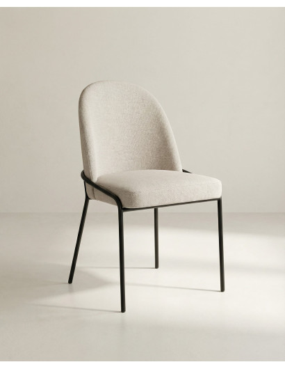 Pack 2 sillas de comedor tapizadas KELIA baratas | Envío rápido y financiación