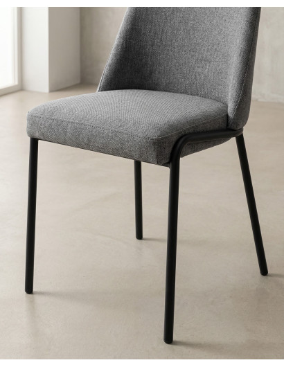 Pack 2 sillas de comedor tapizadas BRENDA baratas | Envío rápido y financiación