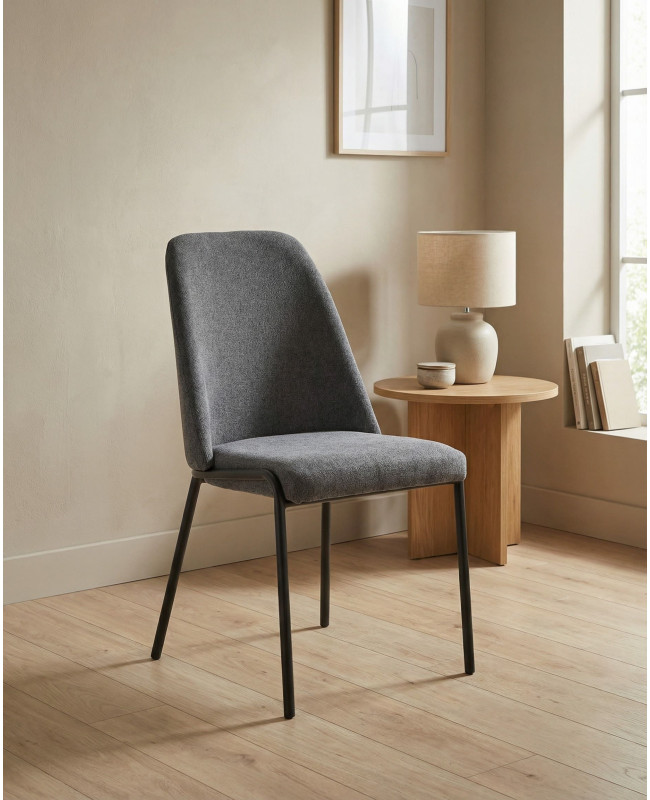 Pack 2 sillas de comedor tapizadas BRENDA baratas | Envío rápido y financiación