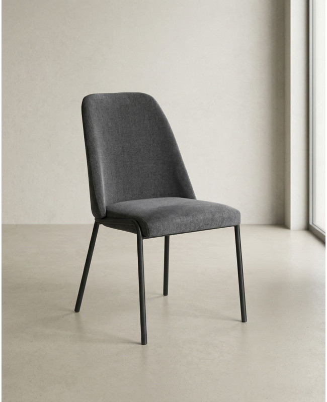 Pack 2 sillas de comedor tapizadas BRENDA baratas | Envío rápido y financiación