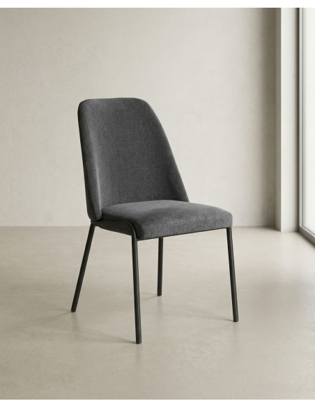 Pack 2 sillas de comedor tapizadas BRENDA baratas | Envío rápido y financiación