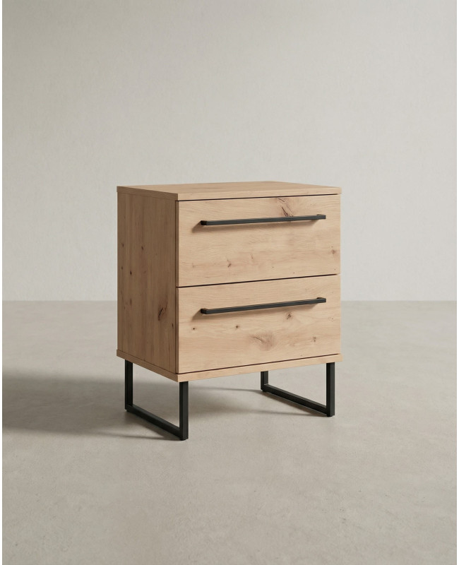 Mesita 2 cajones LUREN barata | Envío rápido y financiación