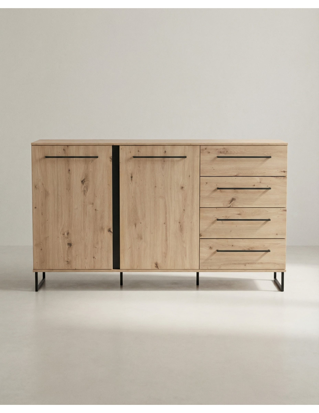 Compra Aparador 2 puertas y 4 cajones LUREN barato | Envío rápido y financiación