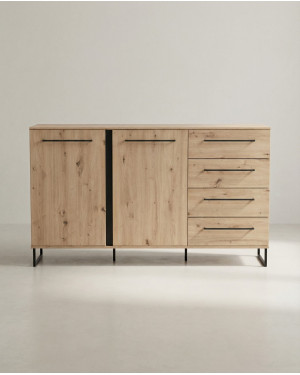 Compra Aparador 2 puertas y 4 cajones LUREN barato | Envío rápido y financiación