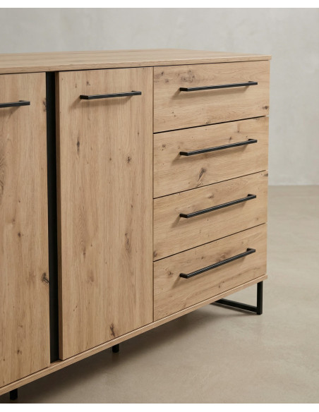 Compra Aparador 2 puertas y 4 cajones LUREN barato | Envío rápido y financiación