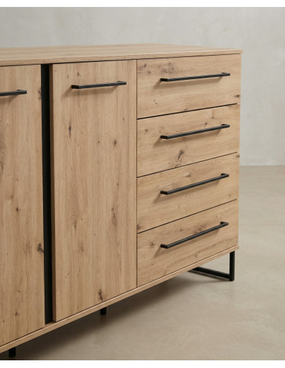 Compra Aparador 2 puertas y 4 cajones LUREN barato | Envío rápido y financiación