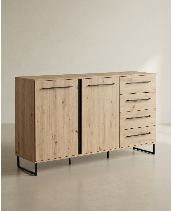 Compra Aparador 2 puertas y 4 cajones LUREN barato | Envío rápido y financiación