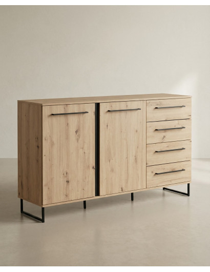 Compra Aparador 2 puertas y 4 cajones LUREN barato | Envío rápido y financiación