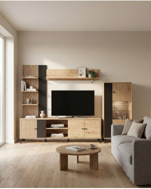 Librería para salón barato y bonito KAREL barata | Envío rápido y financiación