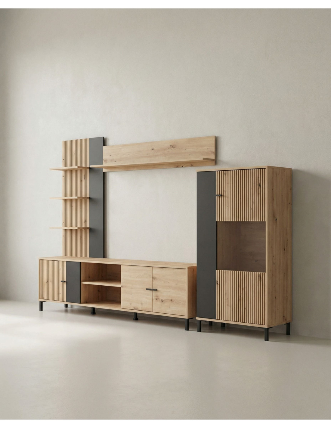 Librería para salón barato y bonito KAREL barata | Envío rápido y financiación