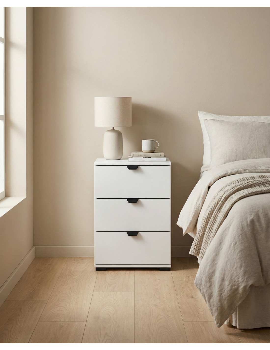 Compra Mesita 3 cajones ZAREL al mejor precio | Envío rápido y financiación