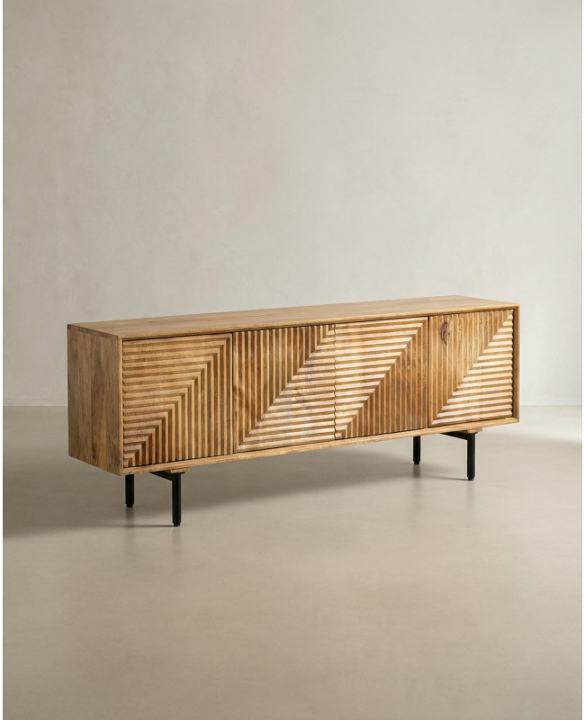 Mueble TV madera mango DUNAR barato | Envío rápido y financiación