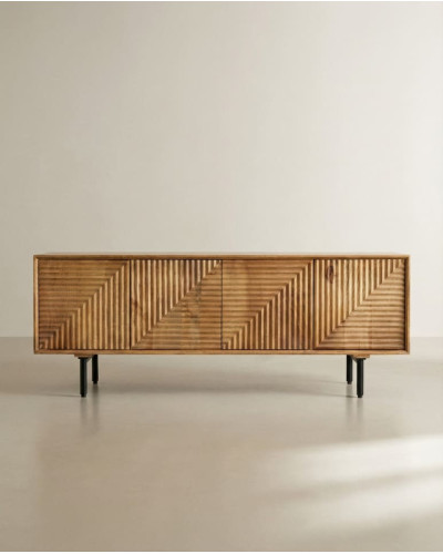 Mueble TV madera mango DUNAR frente