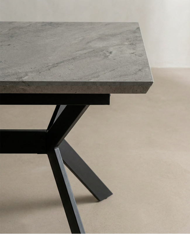 Mesa de comedor extensible central SILAR barata | Envío rápido y financiación