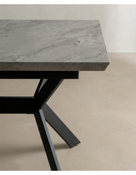 Mesa de comedor extensible central SILAR barata | Envío rápido y financiación