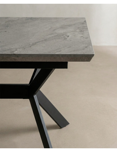 Mesa de comedor extensible central SILAR barata | Envío rápido y financiación