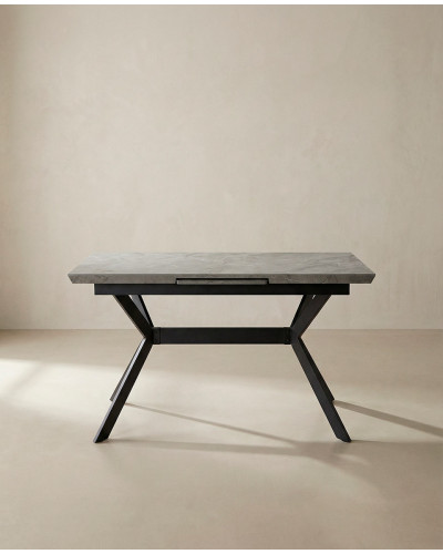 Mesa de comedor extensible central SILAR frente
