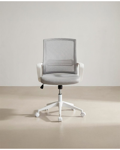 Silla de estudios con brazos VEXA gris