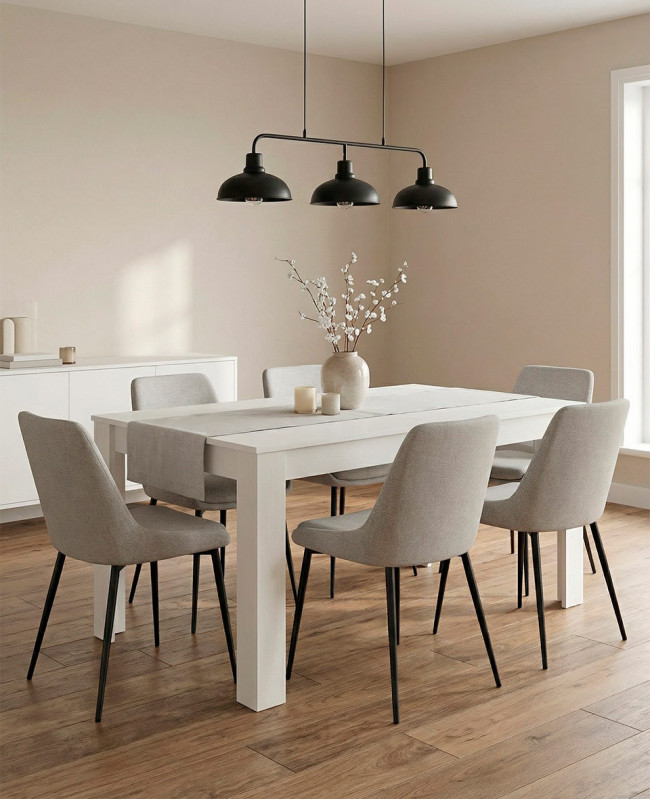 Mesa de comedor extensible NUBAR barata | Envío rápido y financiación