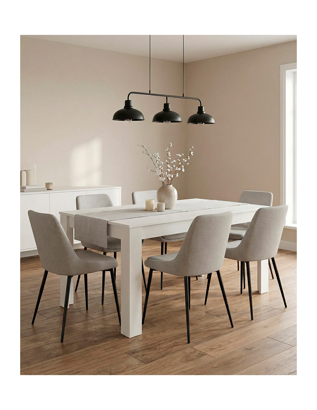 Mesa de comedor extensible NUBAR barata | Envío rápido y financiación