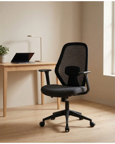Silla oficina giratoria TORIX gris antracita ambiente