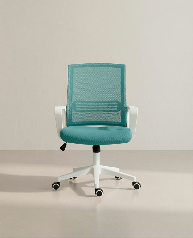 Silla de estudios con brazos VEXA turquesa