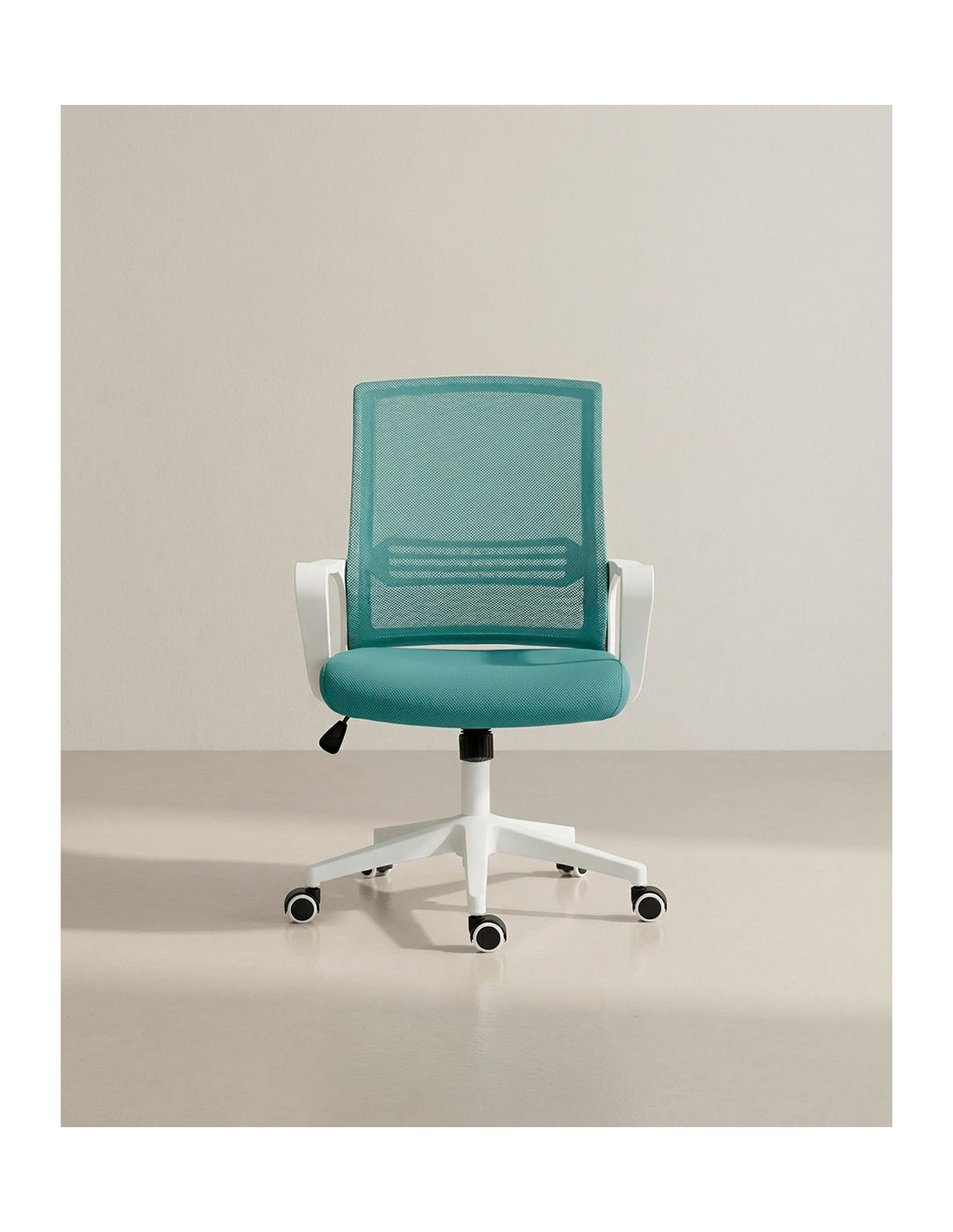 Silla de estudios con brazos VEXA turquesa
