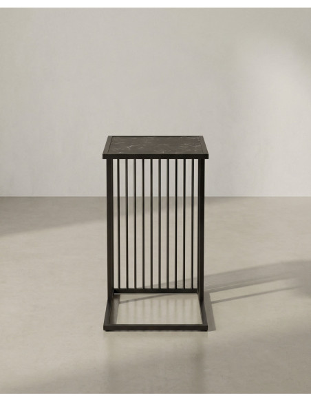 Mesa auxiliar forma C BEXAR frente