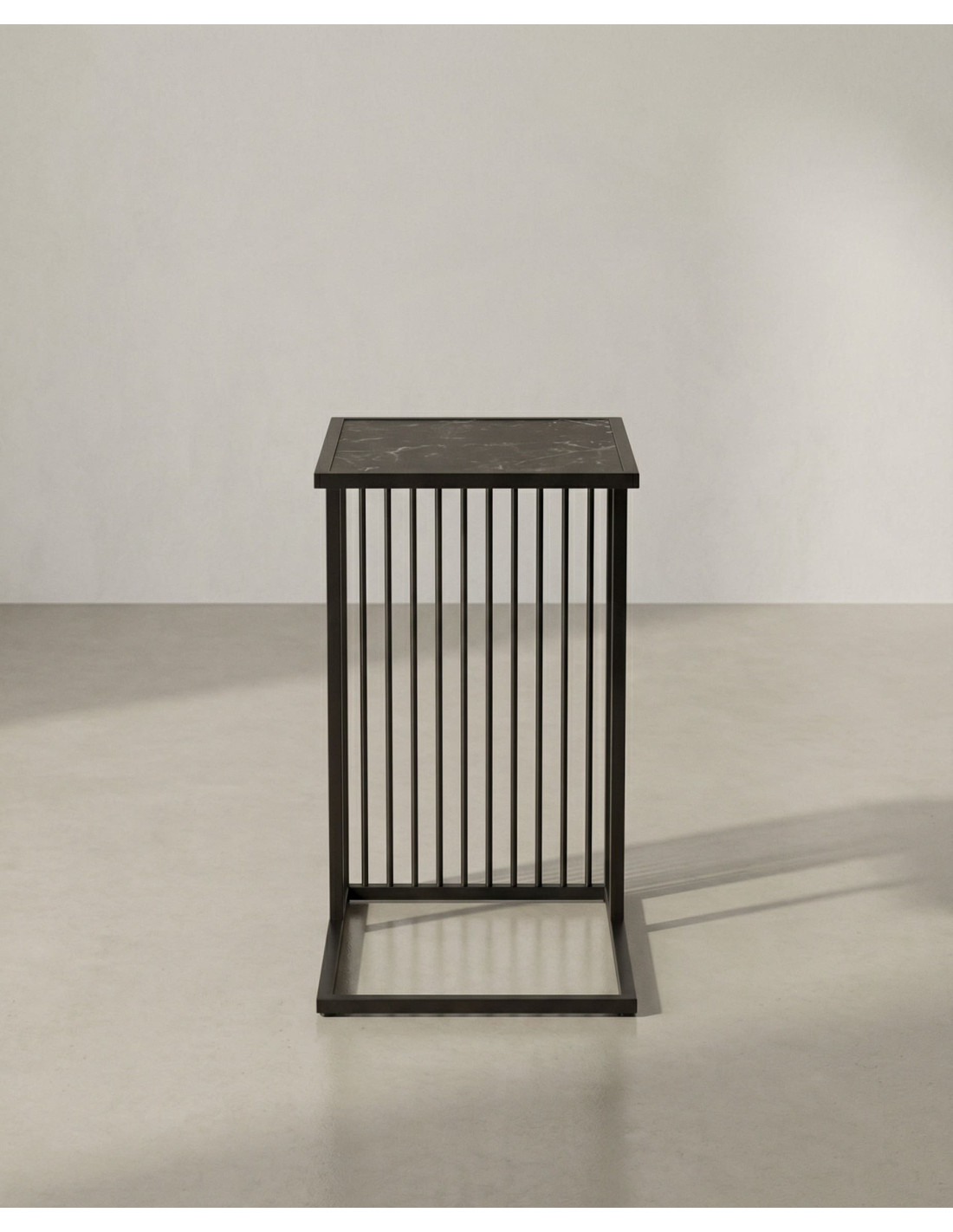 Mesa auxiliar forma C BEXAR frente