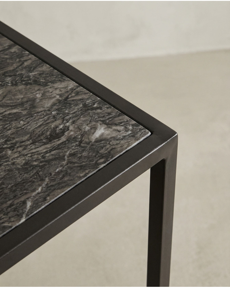 Mesa auxiliar forma C BEXAR detalle