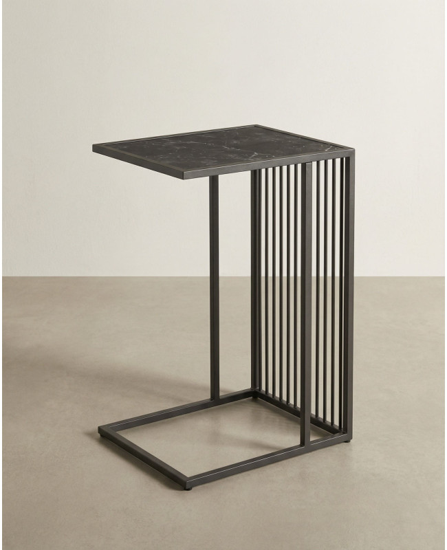 Mesa auxiliar forma C BEXAR lateral