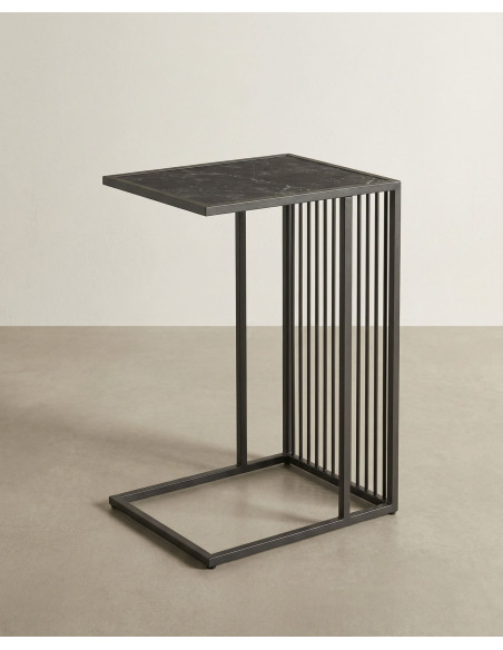 Mesa auxiliar forma C BEXAR lateral