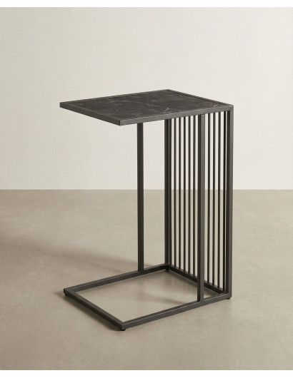 Mesa auxiliar forma C BEXAR lateral