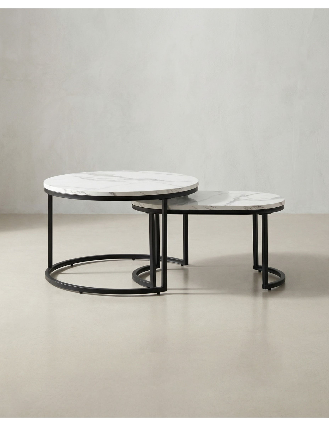 Juego 2 mesas de centro ZUNAR frente