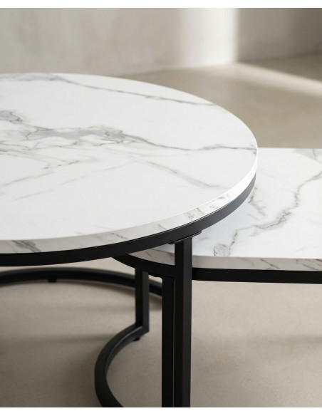 Juego 2 mesas de centro ZUNAR detalle