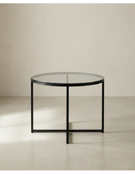 Mesa auxiliar redonda LUNEX frente