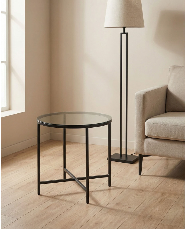 Mesa auxiliar redonda LUNEX ambiente