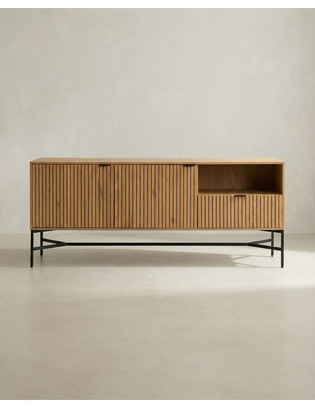 Aparador 2 puertas y 1 cajón DUREL frente