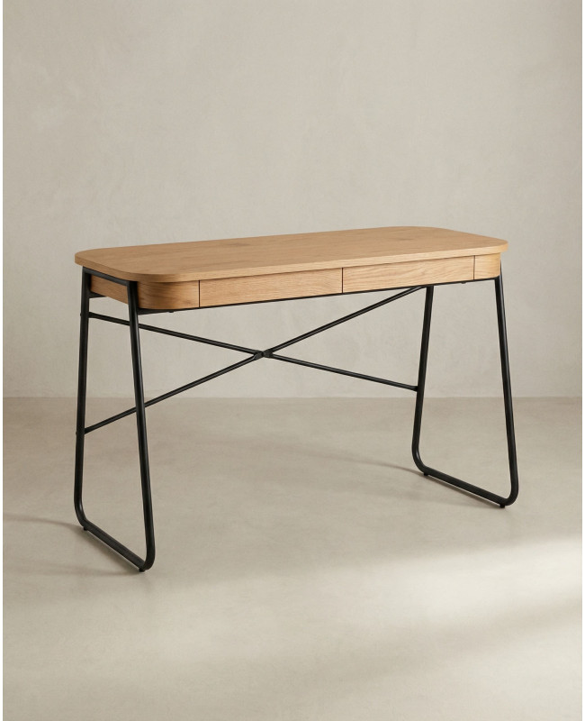 Escritorio 2 cajones NEXAR lateral