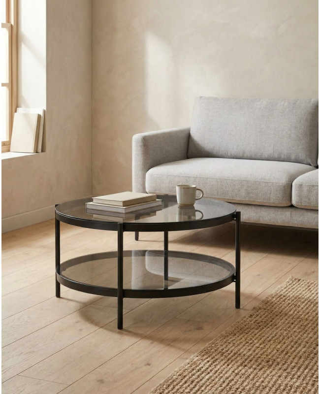 Mesa de centro redonda KAREX ambiente