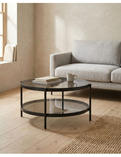 Mesa de centro redonda KAREX ambiente