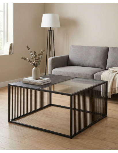 Mesa de centro cuadrada BEXAR ambiente