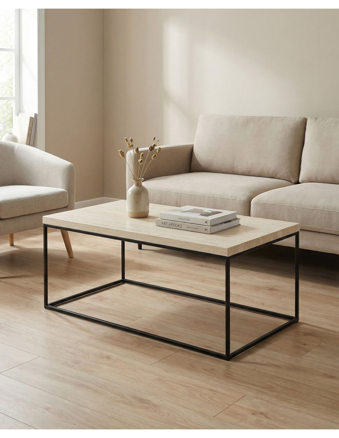 Mesa de centro rectangular BRENX ambiente